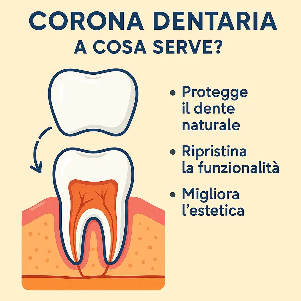 come funziona la corona dentale e a cosa serve